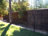 Brushwood fence panels